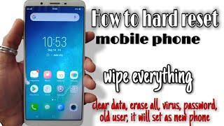 HOW TO HARD RESET MOBILE PHONEI | ANDROID PHONE VIVO