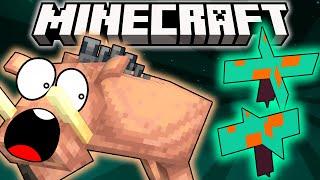 Why Hoglins are Afraid of Warped Fungus - Minecraft