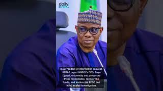 SERAP Demands Probe of Missing ₦500 Billion Oil Revenue #dailynews #news