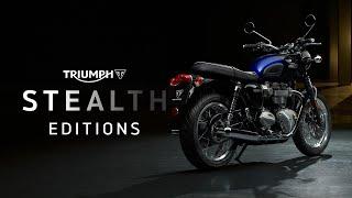 Introducing the ALL-NEW Triumph  Bonneville T120 Blue Stealth Edition