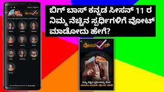 How to Vote for Your Favorite Contestants in Bigg Boss Kannada Season 11?