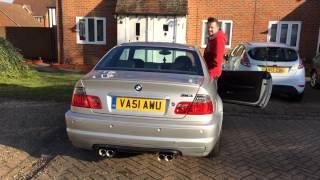 BMW E46 M3 SMG with Topgear tuning exhaust