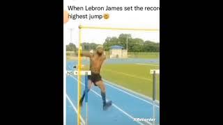 When Lebron James Set The World Record For Worlds Highest Jump