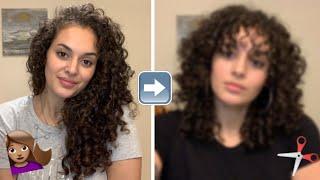 Ich hab meine Haare geschnitten! Neuer Haarschnitt an 3a/3b Locken | IamAniva