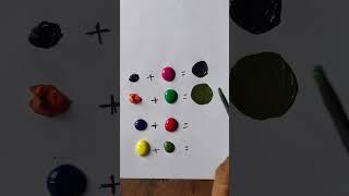 Handmade colour| mixing colour| #colors #mixing #shorts