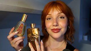 ASMR Soft Spoken *show & tell* Perfume Collection (Tapping, Ear to Ear)