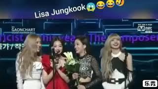 РЕАКЦИЯ ДЕВОЧЕК (BLACKPINK) КОГДА ОДНА ФАНАТКА КРИКНУЛА "ЛИСА ЧОНГУК" "LISA JUNGKOOK"