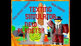 ALL SPACE PORTAL CODES!! // TEXTING SIMULATOR // ROBLOX