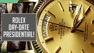 Full Restoration of a Gold Rolex Day-Date From 1958!