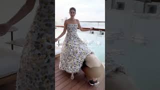 What is Ananya Panday HIDING in her stunning white gown #shorts #ananyapandey