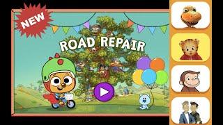 Work It Out Wombats ! Road Repair | PBS Kids Game | Learning Shapes App for Kids