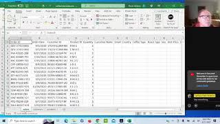 Excel/Power Query: Wrangling Coffee Sales Data (vid 01)