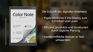 PocketBook Color Note: Der perfekte Begleiter für unzählige Ideen