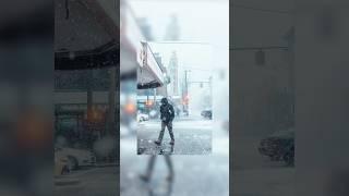 how to make your photos look like WINTER! #winter #snow #lightroompresets #shorts