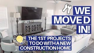 WE MOVED IN! The first projects to do with a new construction home | Home Build 2021 Ryan Homes