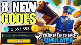 *NEW UPDATE* ROBLOX TOWER DEFENSE SIMULATOR CODES 2024 OCTOBER | TDS ROBLOX CODES | TDS CODE