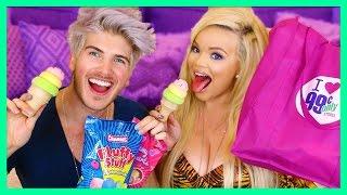 TRYING 99 CENT STORE CANDY! W/ Trisha Paytas