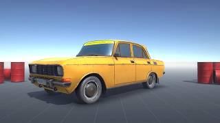 Moskvich 2140 AZLK 3D Model in Unity