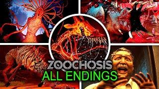 Zoochosis - ALL Endings 12/12 (4K 60FPS Showcase)