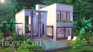 Tropical Villa  Paradise retreat | Stop Motion build | The Sims 4 | NO CC