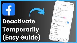 How To Temporarily Deactivate Facebook Account !