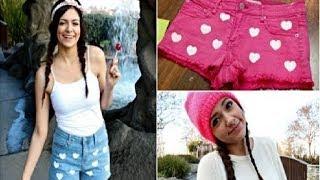 DIY Heart Shorts + Valentine's Day Essentials!