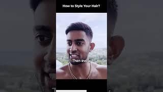 how to style your hair #hamza #looksmaxxing #shorts