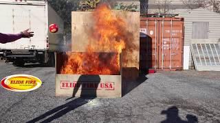 Elide Fire USA - Elide Fire Extinguishing Ball VS AFO (Counterfeit product)