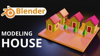 Modeling House in Blender2.8 | Blender Modeling | Sameh Ulhaq