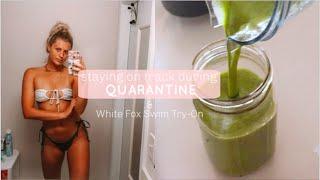 Quarantine Day in My Life | WHITE FOX SWIM haul & try-on