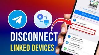 How to Disconnect linked Devices in Telegram || terminate Sessions || Tech Insights