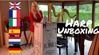 Unboxing Review “Salvi Juno 27” Starter Harp - in 6 languages