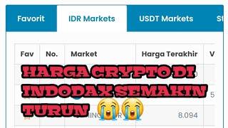 Harga Crypto di Indodax Semakin Turun!