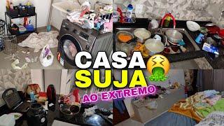 10 DIAS SEM LIMPAR A CASA - A MAIOR FAXINA DO ANO 2022 MINHA CASINHA TAVA UM NOJO