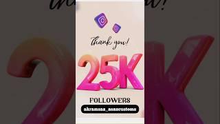 25k instagram family thank you everyone celebration #shorts travel life fun viral trending journey