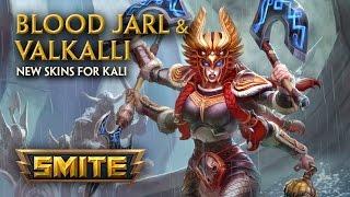 SMITE - New Skins for Kali - Blood Jarl & Valkalli