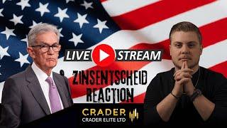 Crader | FED Zinsentscheid!! Live Reaction!!