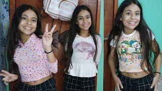 Experimentando minhas roupas antigas