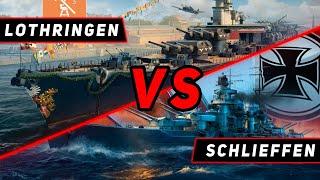 ЛИНКОР LOTHRINGEN VS SCHLIEFFEN! VKPLAY TWITCH TROVO YOUTUBE МИР КОРАБЛЕЙ | WORLD OF WARSHIPS!