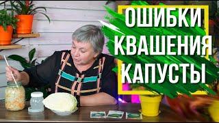 Ошибки при Квашении Капусты ️ Как Правильно квасить Капусту