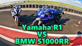 CrisURace MotoVlog - Comparativ 2021 Yamaha YZF R1  versus BMW S1000RR  #superbike