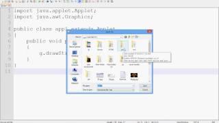 How to run applet program | Hello Word Java Program | Java Tutorial