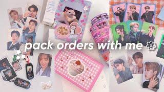 болтаем, упаковываем разные посылки, брелочки и фотокарты ️ pack orders with me pt. 9