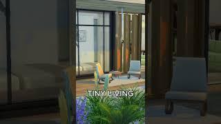 Tiny living in the Sims4 #sims4 #ts4speedbuild #simsshorts #tinyliving