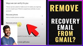 How to Remove Recovery Email From Gmail?