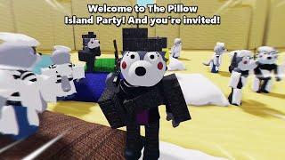 ROBLOX PIGGY RP WILLOW'S PILLOW ISLAND PARTY!!