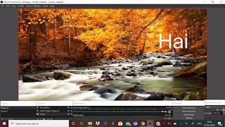How to Scroll a text or the background image in recording video - Video Recording using OBS - Part 3