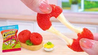 Win $100,000 Prize!  Cooking Miniature Yummy Fried Hot Cheetos Mozzarella Donut Tina Mini Cooking