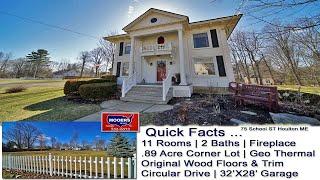 SOLD! #House For Sale #Maine #Video | Real Estate Listing | 75 School ST Houlton ME MOOERS REALTY