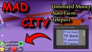 UNLIMITED CASH / NEW MAD CITY HACK/GUI/SCRIPT / AUTO FARM / AUTO ARREST / AUTO ROB / ROBLOX